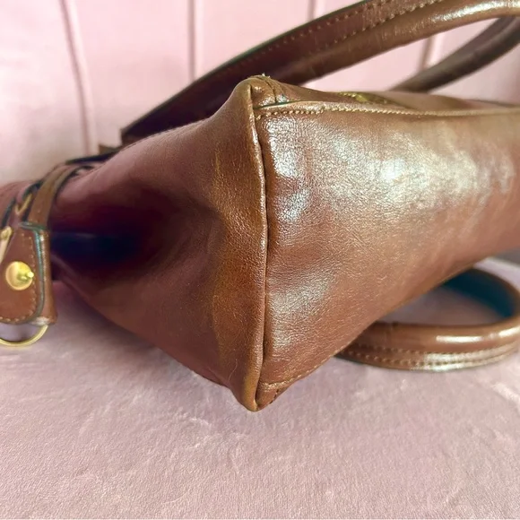Liz Claiborne Vintage gorgeous leather tote bag - Picture 5 of 16